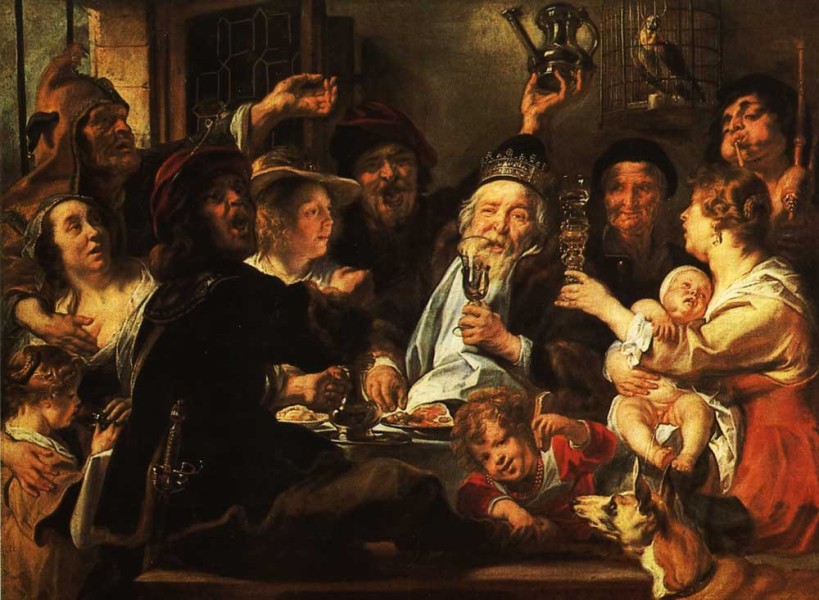 Якоб Йорданс «Бобовый король» 1665